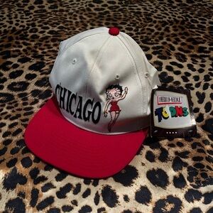 NWT Vintage 1993 Betty Boop Chicago Embroidered Hat